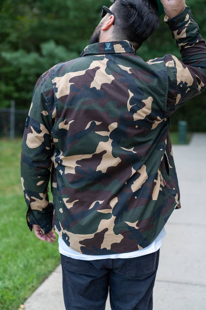 Protective Camouflage Shirt "Knight Hawk" - with Level 1 Pads